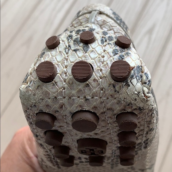 Tory Burch Snakeskin Loafers - Picture 4 of 8